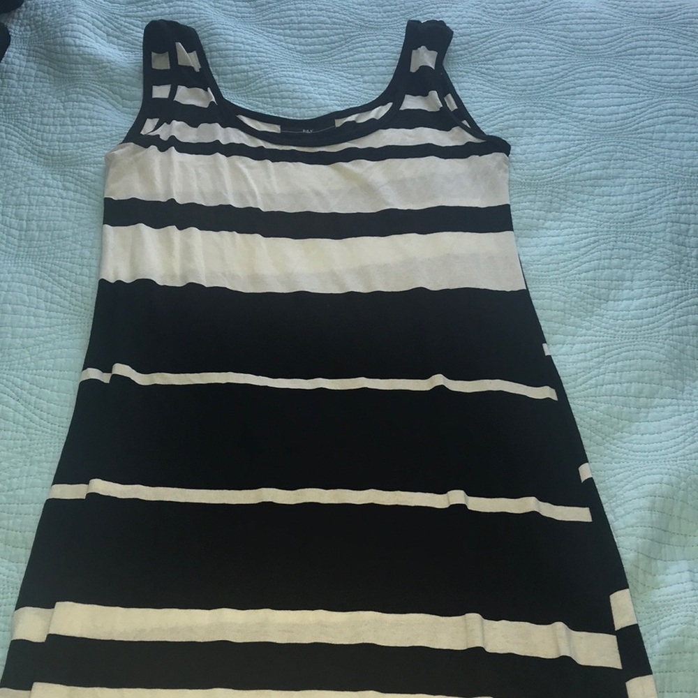 Long maxi striped summer dress